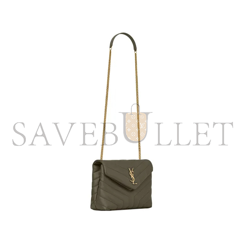 YSL LOULOU SMALL CHAIN BAG IN QUILTED LEATHER 494699DV7271229 (23*17*9cm)